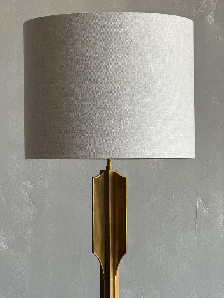 A 1960s French Brass Floor Lamp