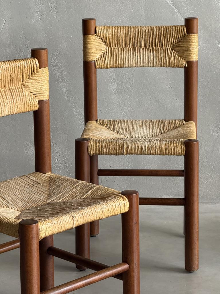 8 1970s Charlotte Perriand Style Chairs