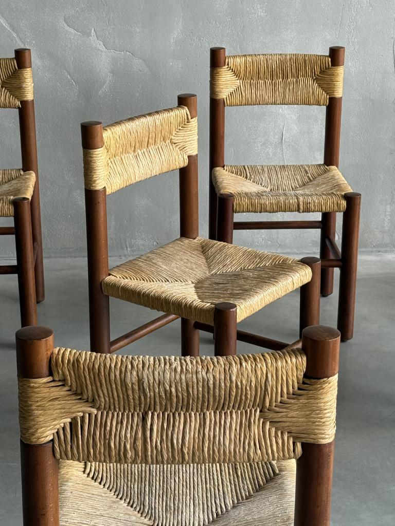 8 1970s Charlotte Perriand Style Chairs