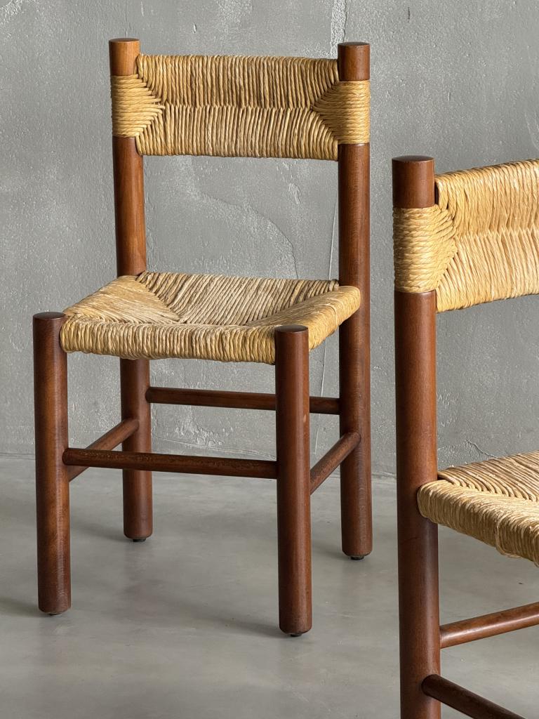 8 1970s Charlotte Perriand Style Chairs