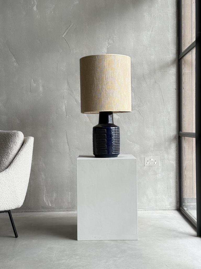 A 1960s Geometric Ceramic Lamp
