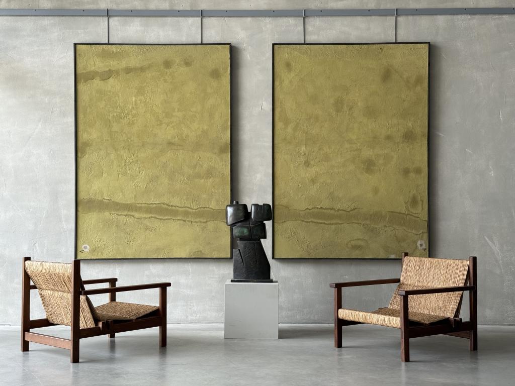 A Pair of Abstract Paintings by Ullate #8