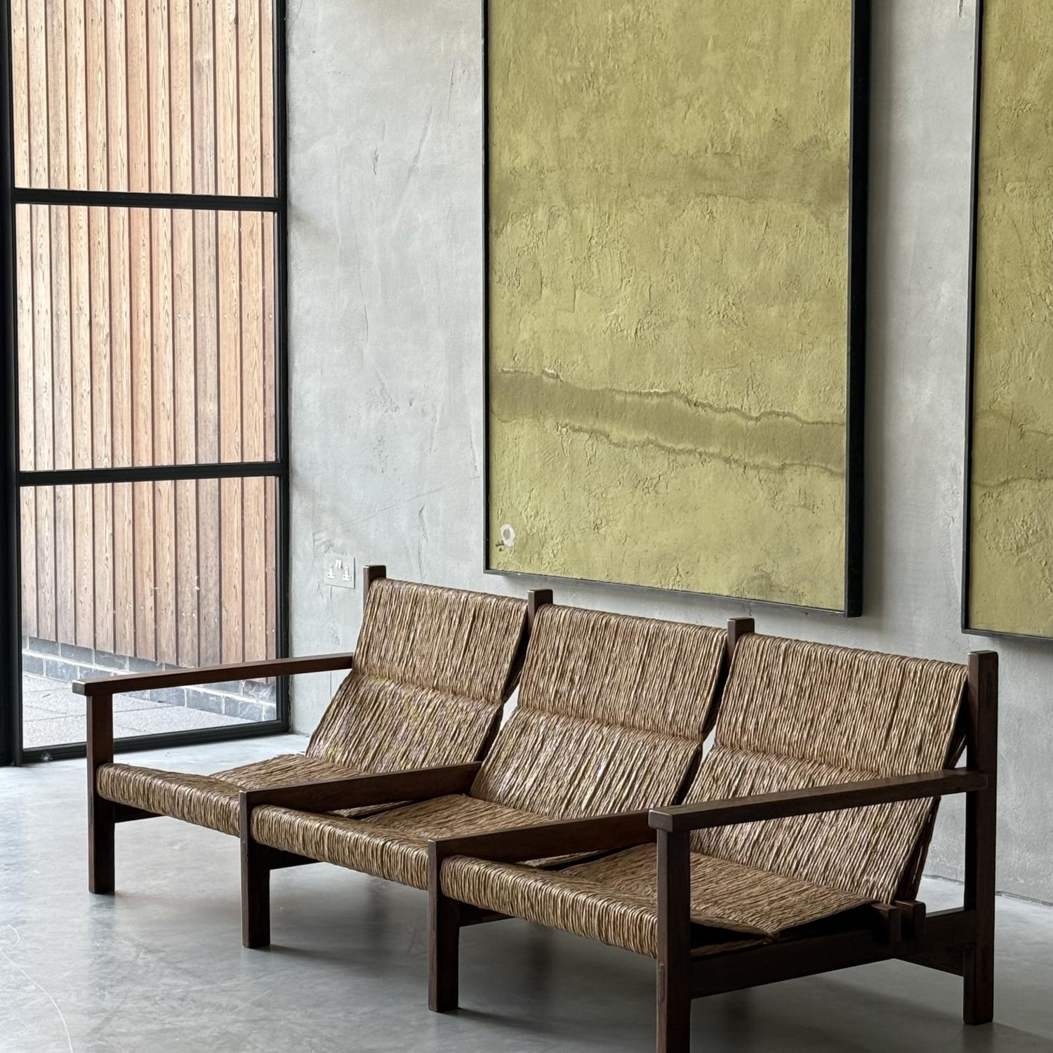 A Rare Midcentury Spanish Bench sofa