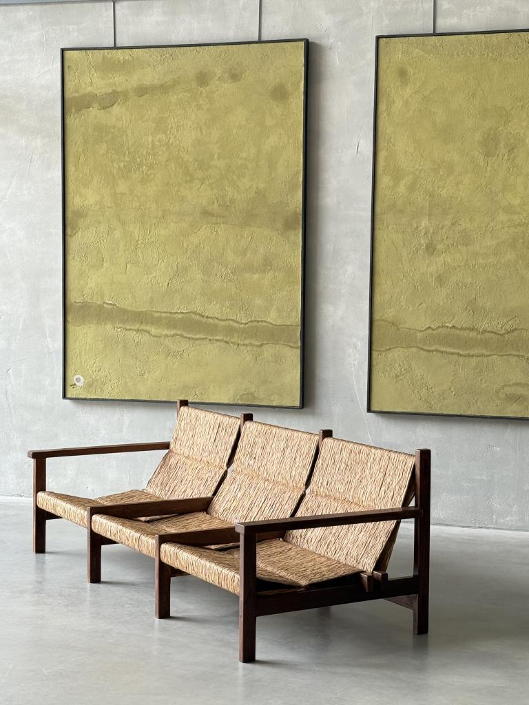 A Rare Midcentury Spanish Bench sofa