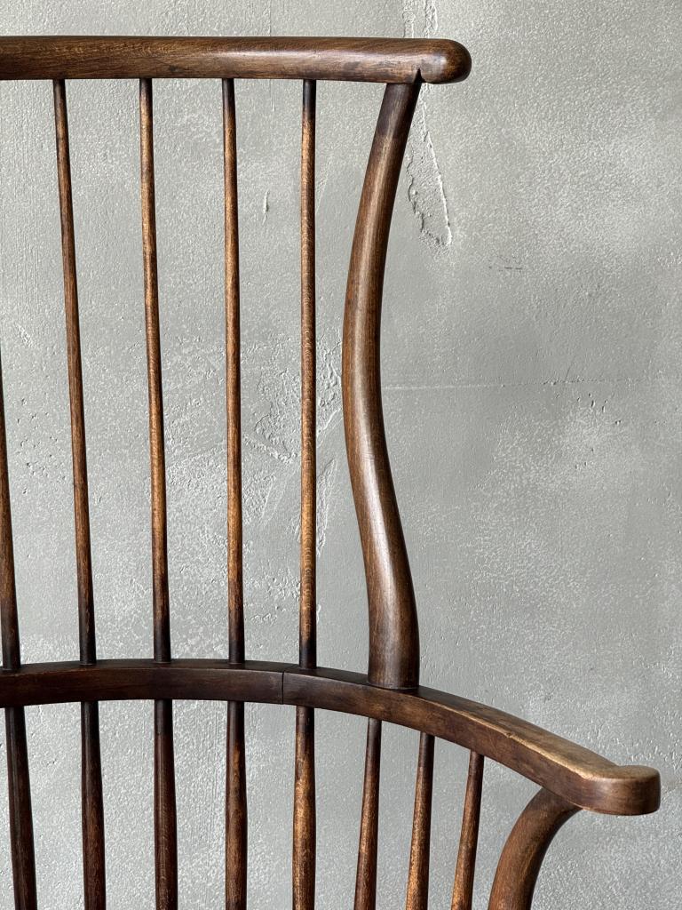 An Arts and Crafts Stick Back Chair