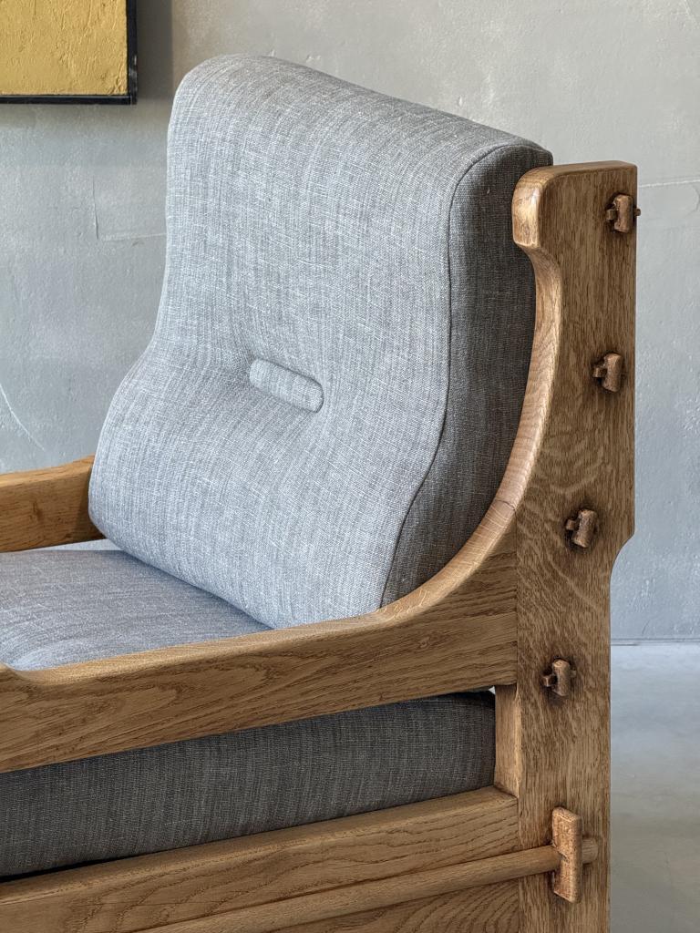 A Pair of Belgian Oak Armchairs
