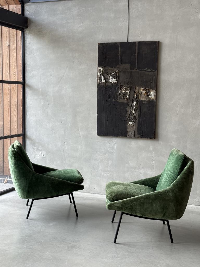 A Pair of Chairs by Joseph André Motte