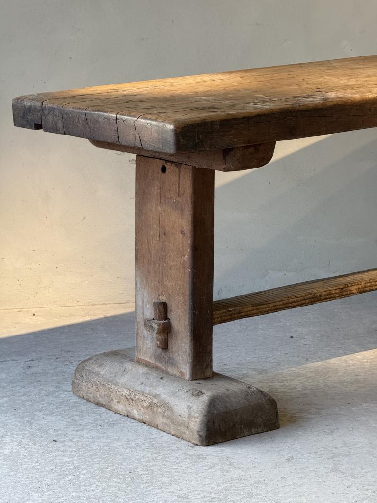 A Primitive pine Console Table