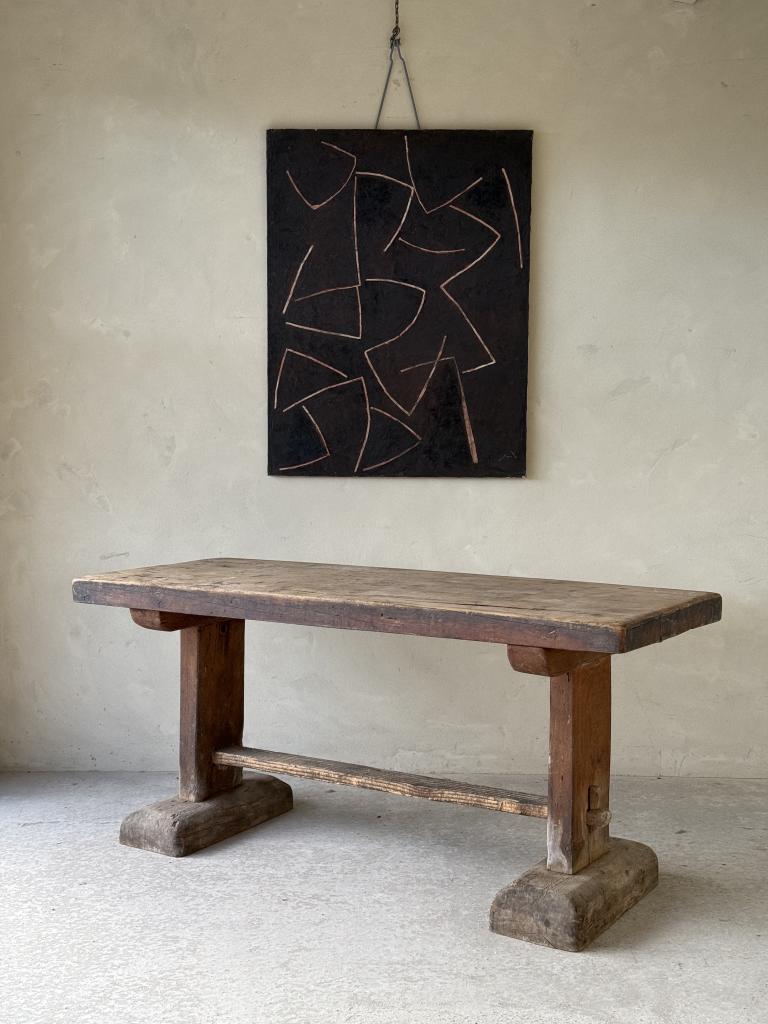 A Primitive pine Console Table