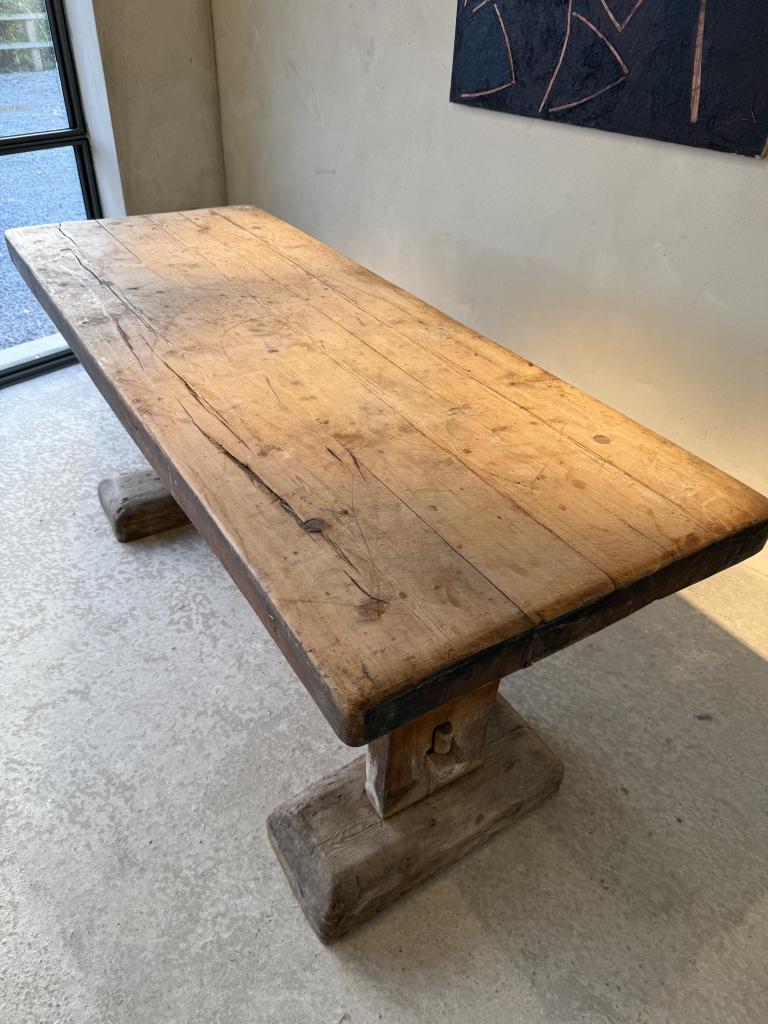 A Primitive pine Console Table