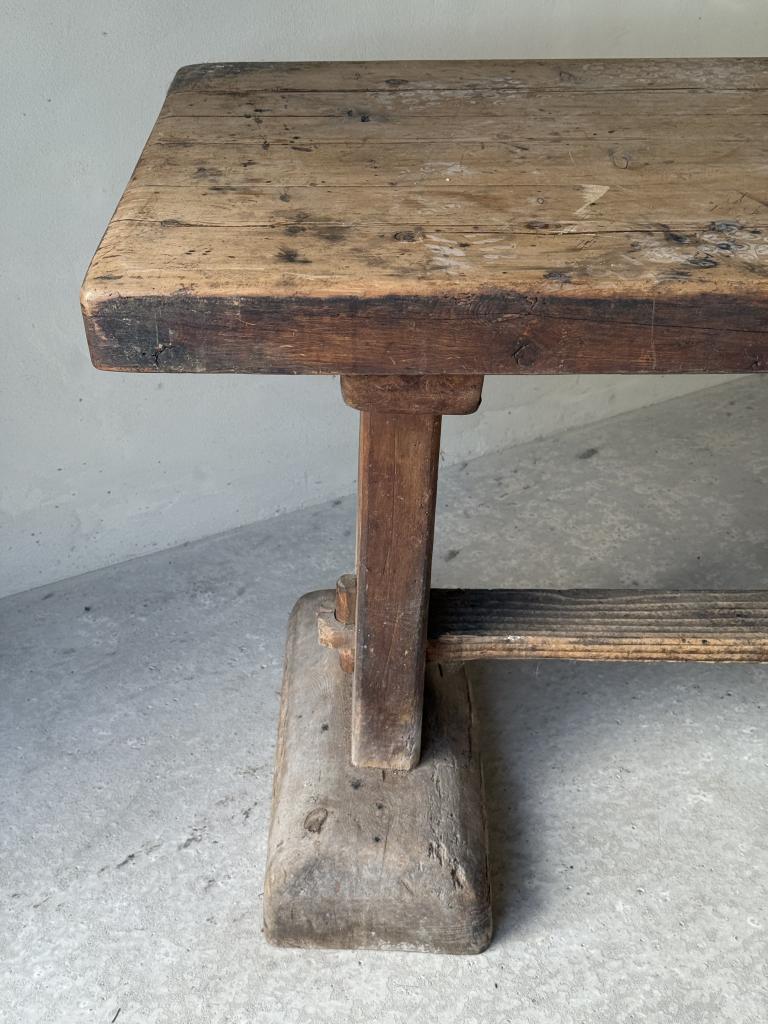 A Primitive pine Console Table
