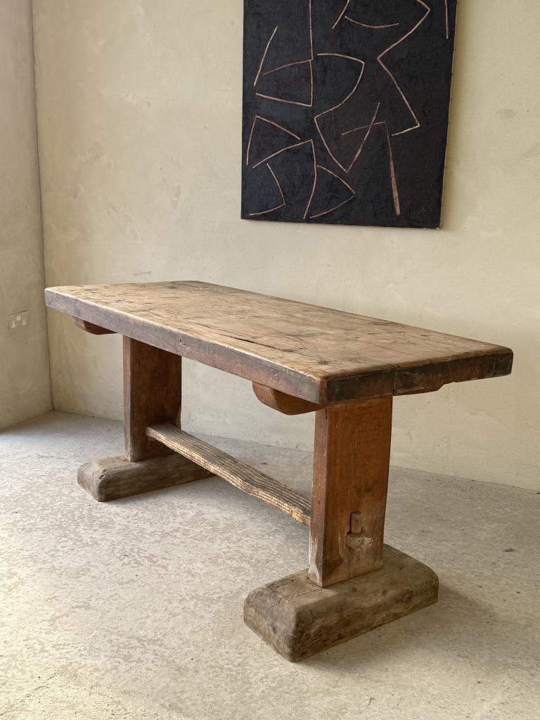 A Primitive pine Console Table