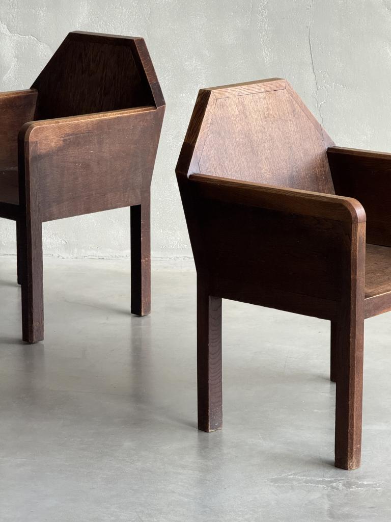 A Pair of French Art Deco Armchairs