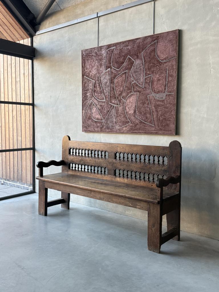 An C18th Oak Brittany Bench