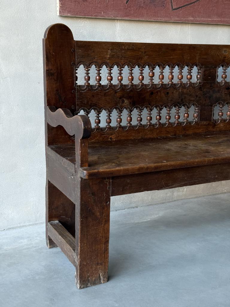 An C18th Oak Brittany Bench
