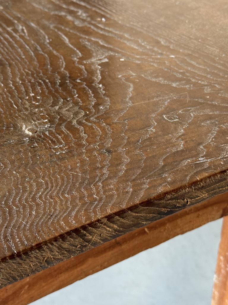 A C19th Spanish Ash and Poplar console