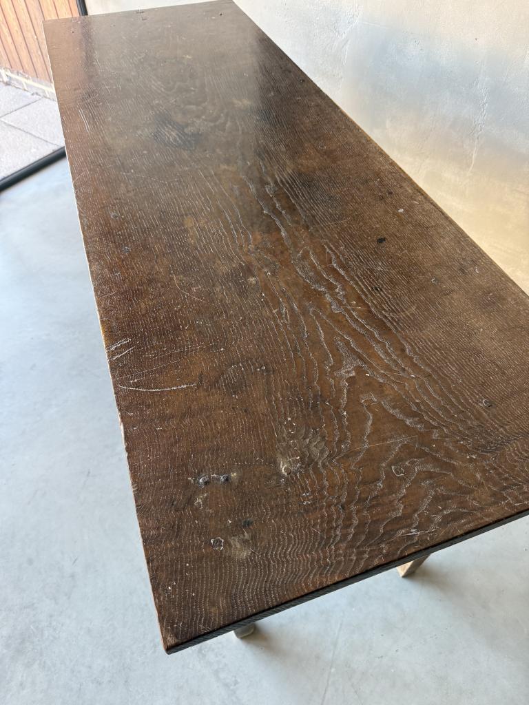 A C19th Spanish Ash and Poplar console