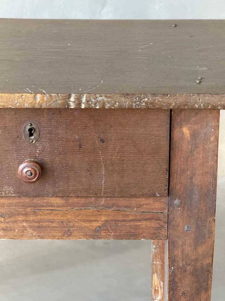 A C19th Spanish Ash and Poplar console