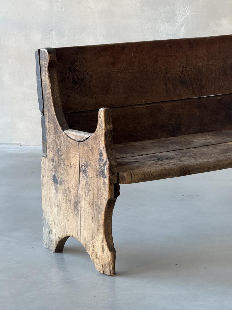 A Primitive C18th Tuscan Bench