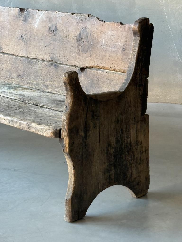 A Primitive C18th Tuscan Bench