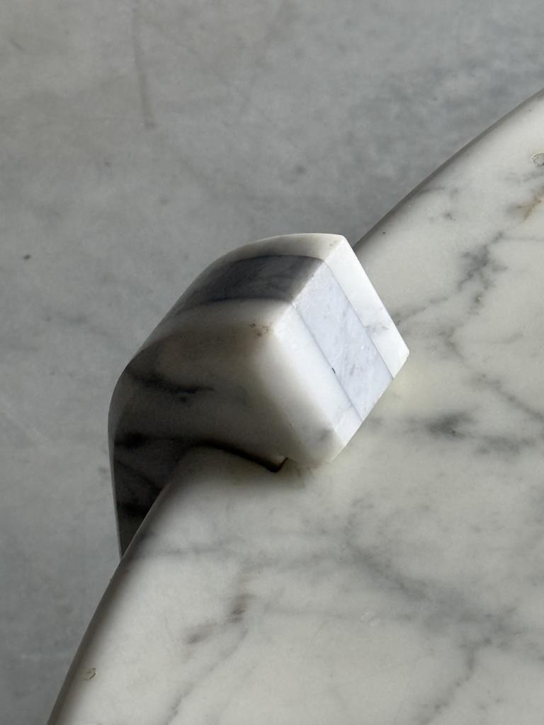A 1970s Carrara marble Coffee Table