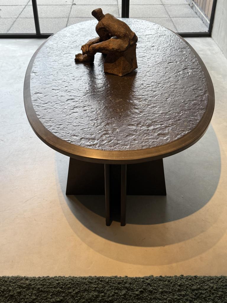 A 1970s textured Slate Coffee Table