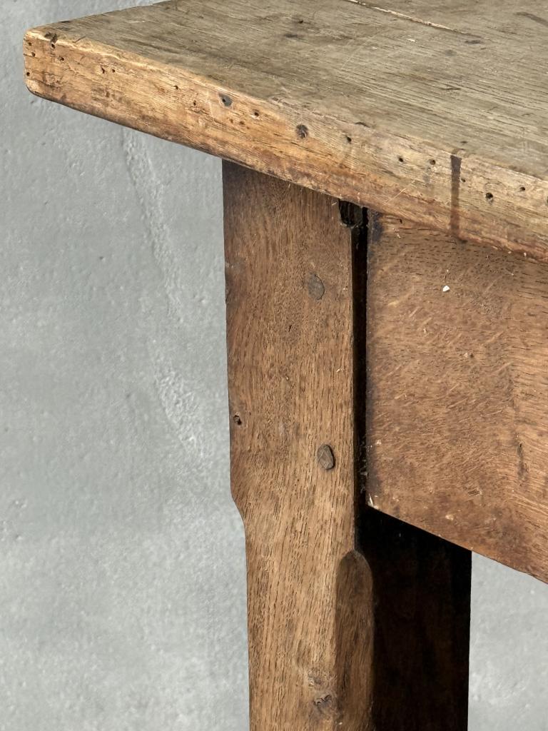 A Large C19th Oak Farmhouse Table
