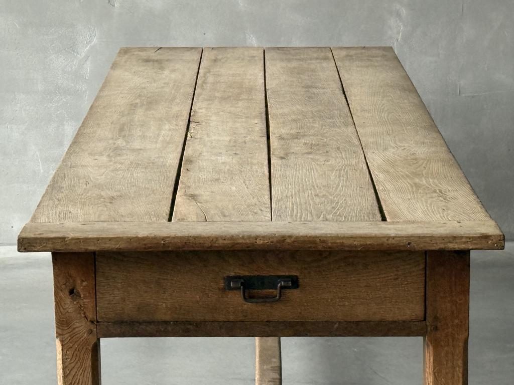 A Large C19th Oak Farmhouse Table