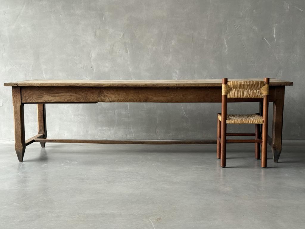 A Large C19th Oak Farmhouse Table