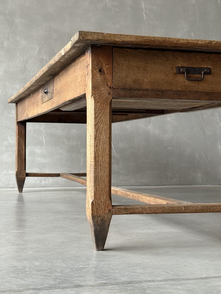 A Large C19th Oak Farmhouse Table