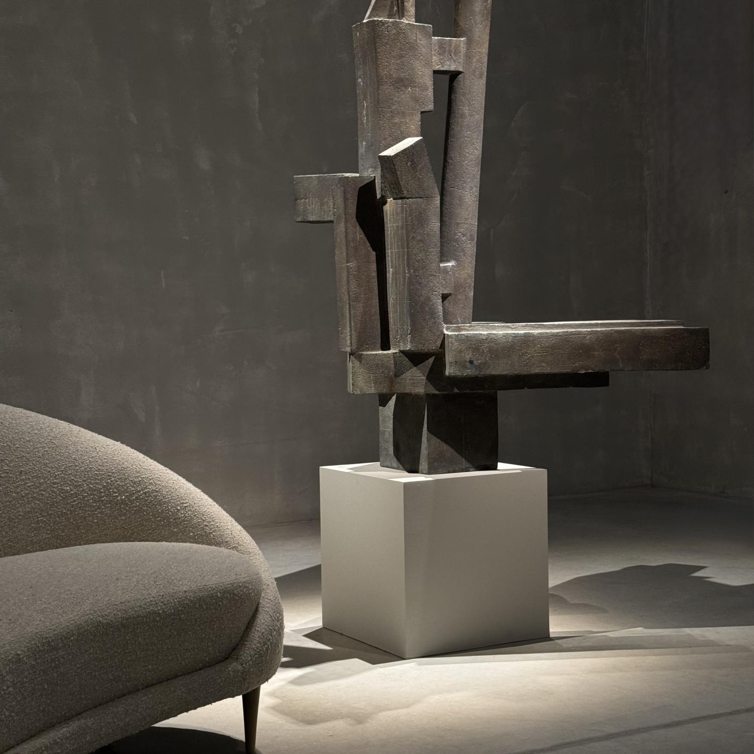 A Large Abstract Bronze by Miquel Navarro
