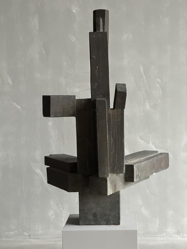 A Large Abstract Bronze by Miquel Navarro