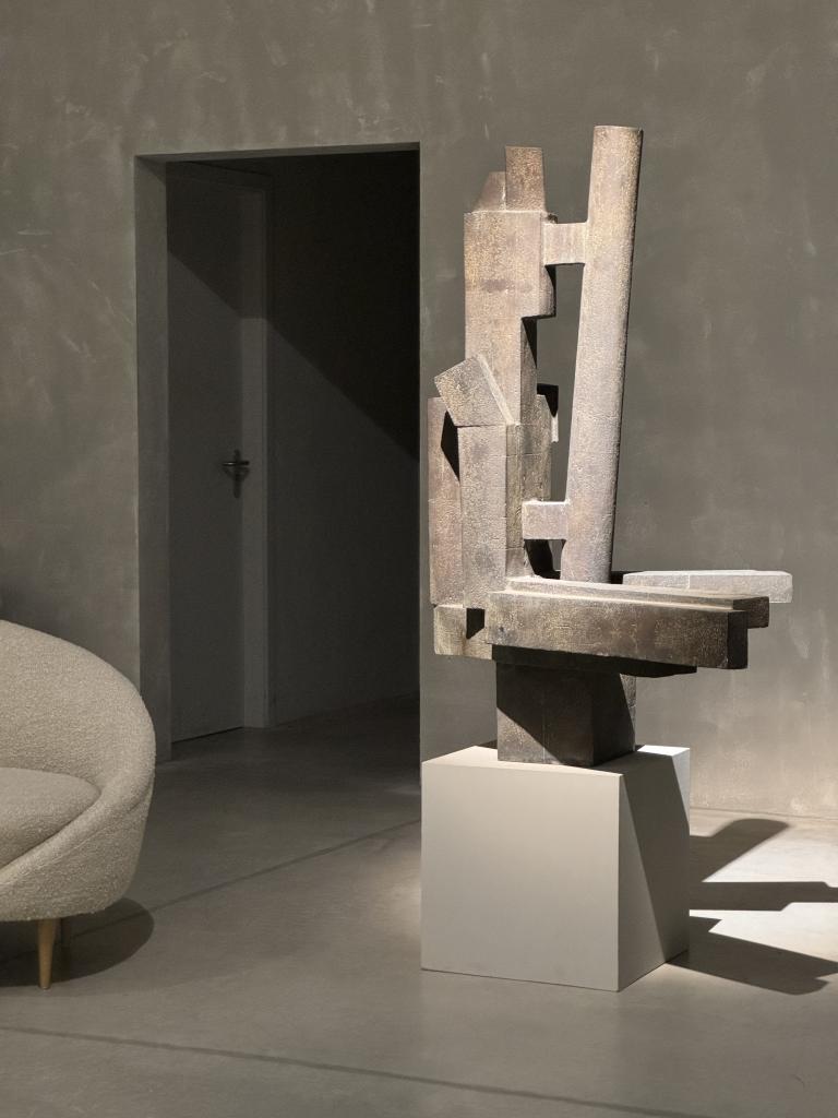 A Large Abstract Bronze by Miquel Navarro