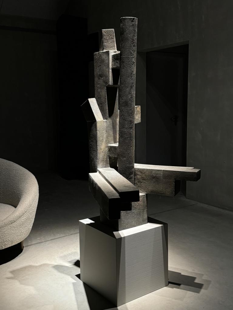 A Large Abstract Bronze by Miquel Navarro