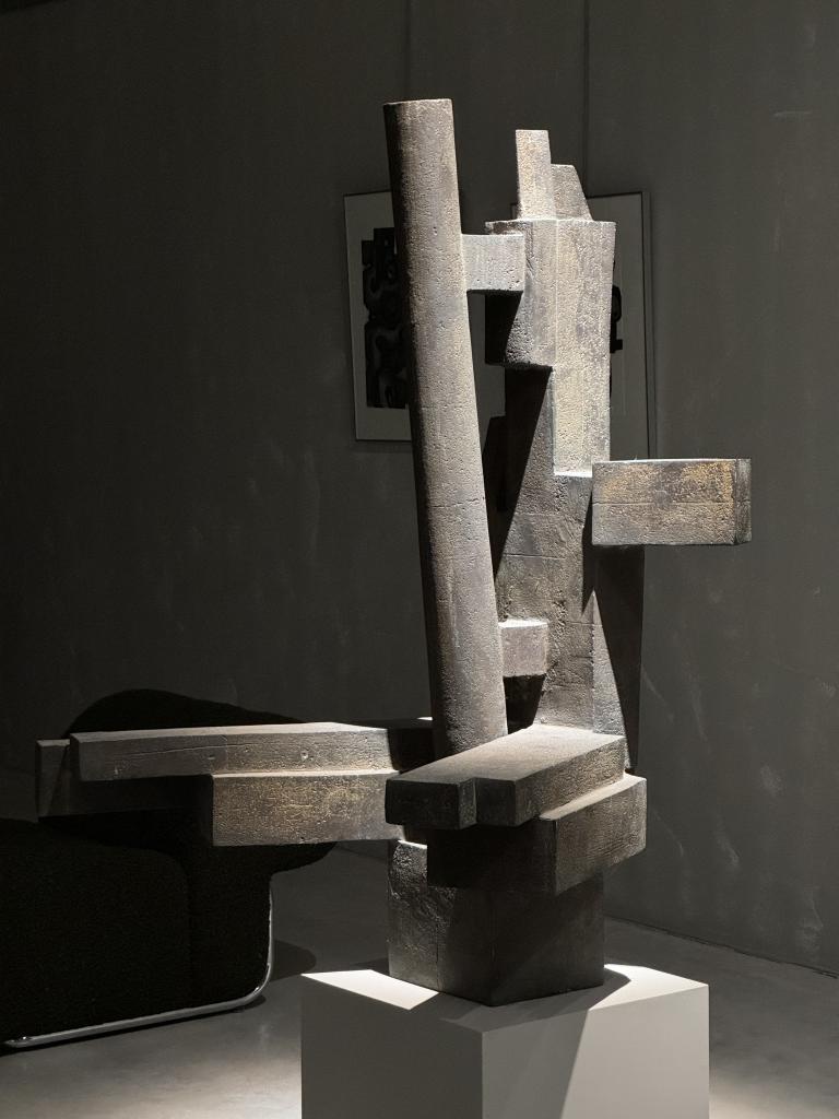 A Large Abstract Bronze by Miquel Navarro