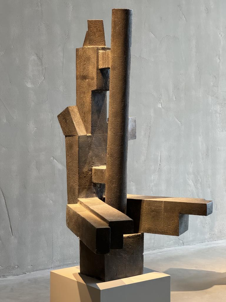 A Large Abstract Bronze by Miquel Navarro