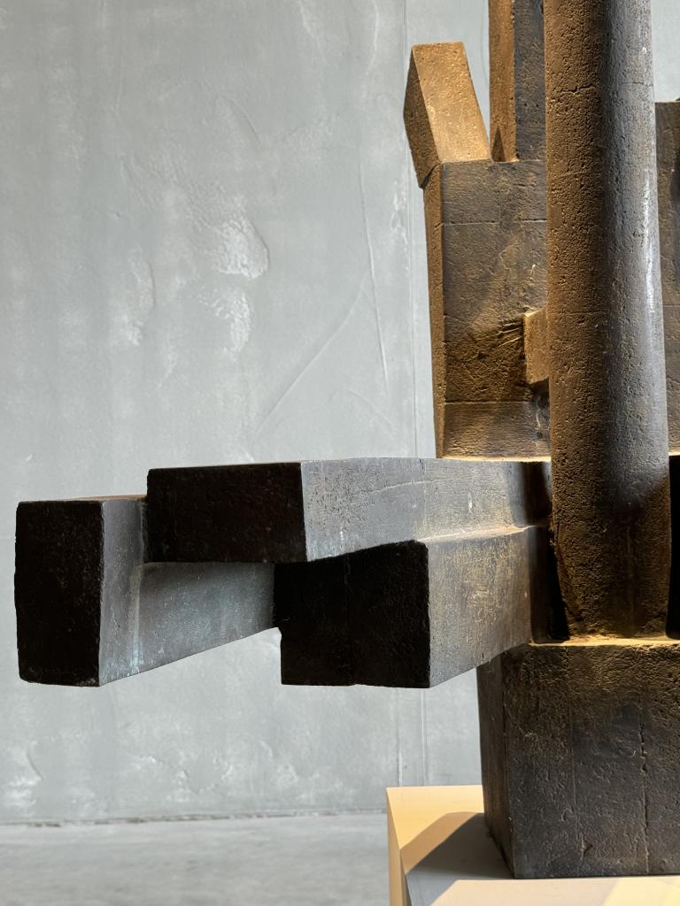 A Large Abstract Bronze by Miquel Navarro