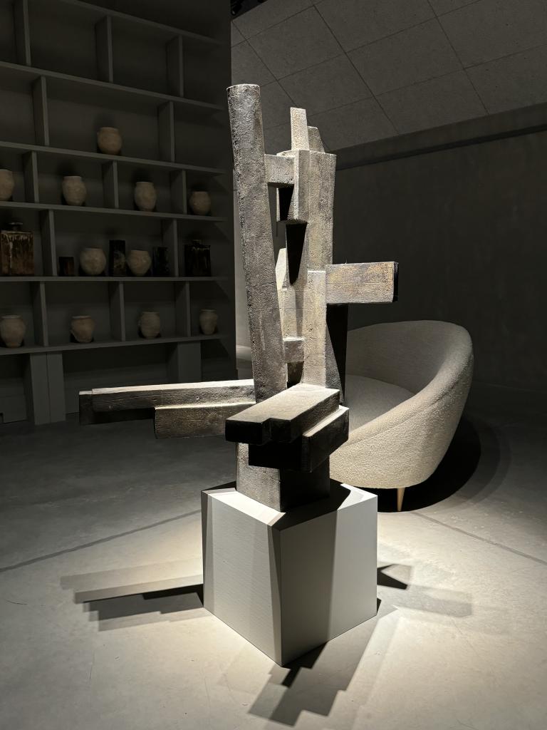 A Large Abstract Bronze by Miquel Navarro
