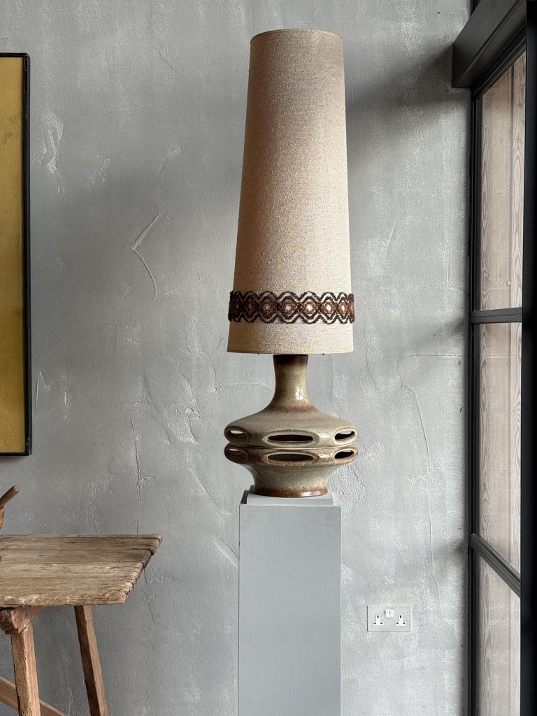 A 1970s German Ceramic Lamp