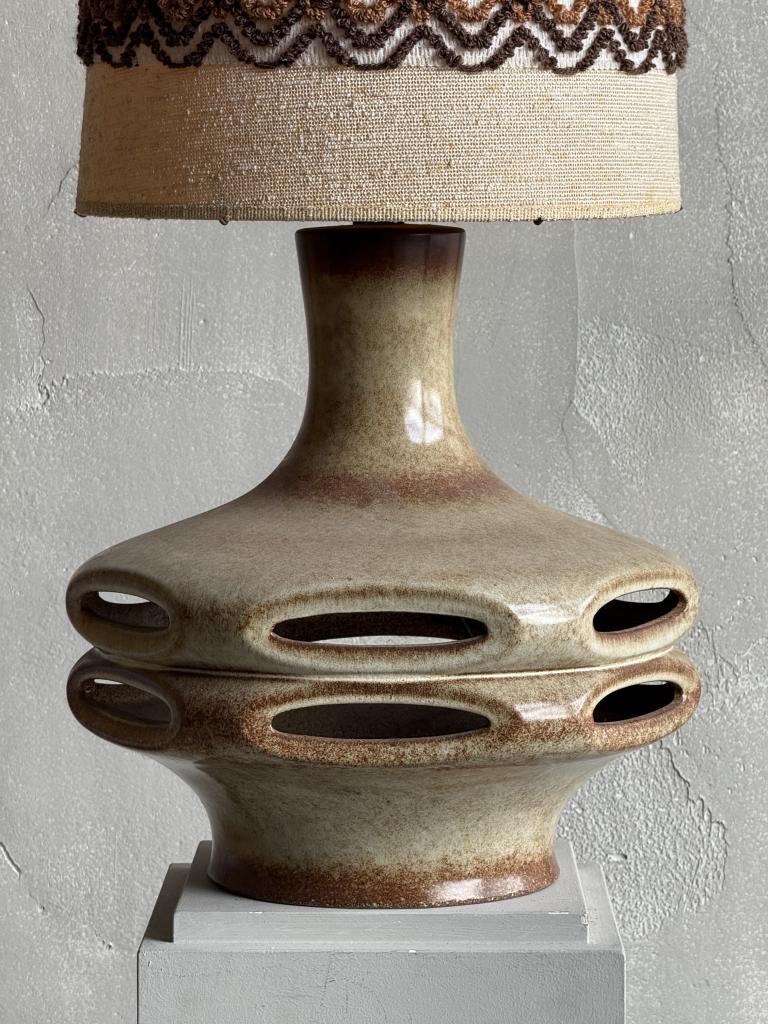 A 1970s German Ceramic Lamp