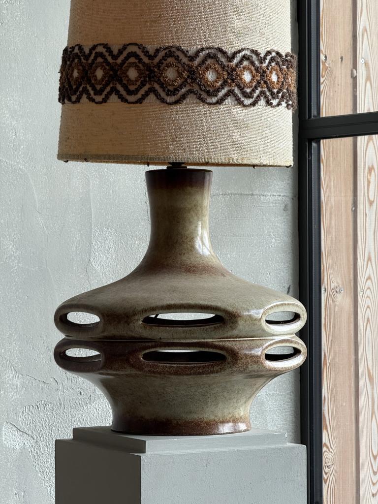 A 1970s German Ceramic Lamp