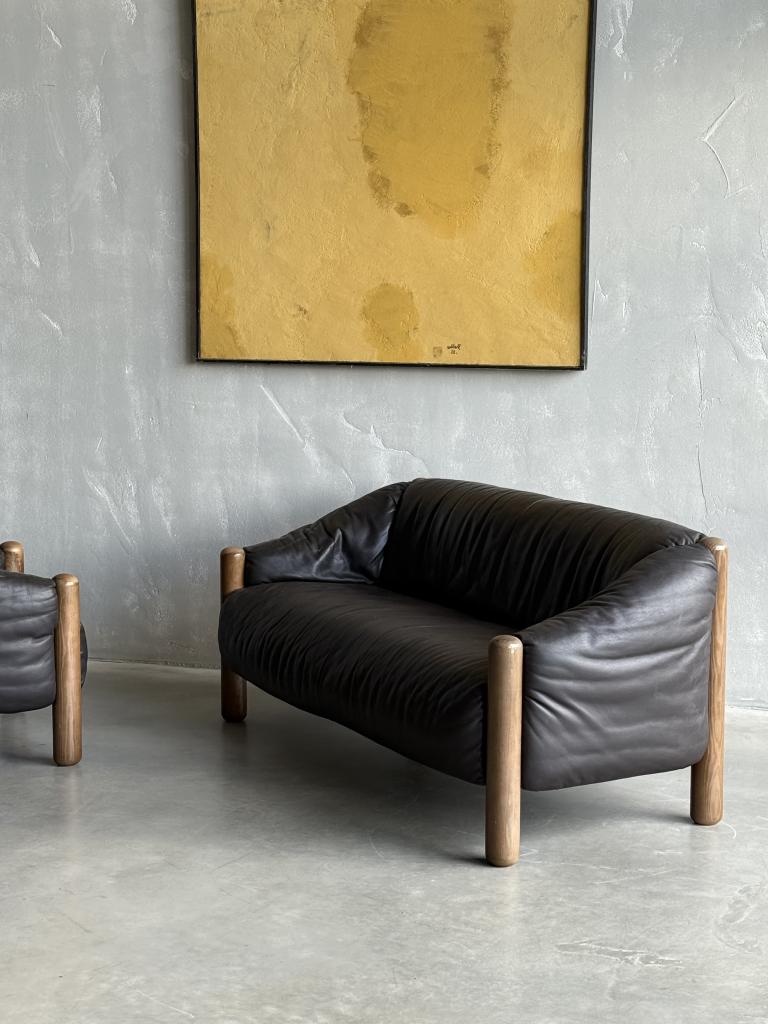 A Rare DeSede Sofa and Armchair