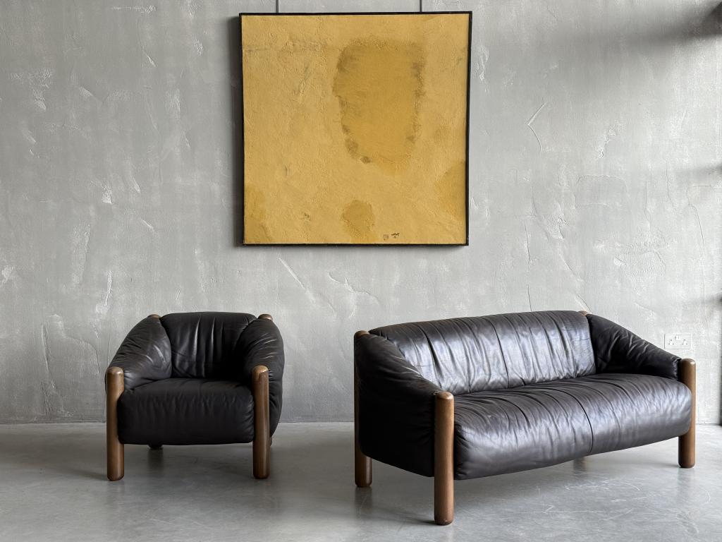 A Rare DeSede Sofa and Armchair