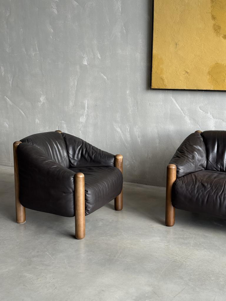 A Rare DeSede Sofa and Armchair