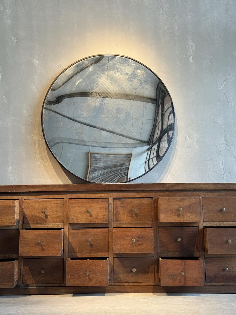 A Large Mid C20th Convex Mirror