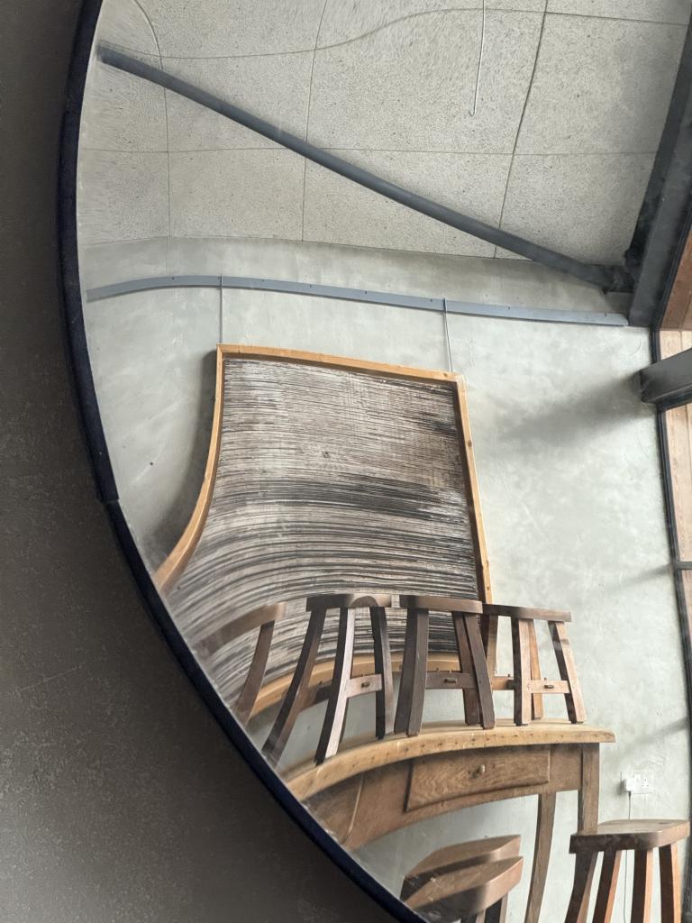 A Large Mid C20th Convex Mirror