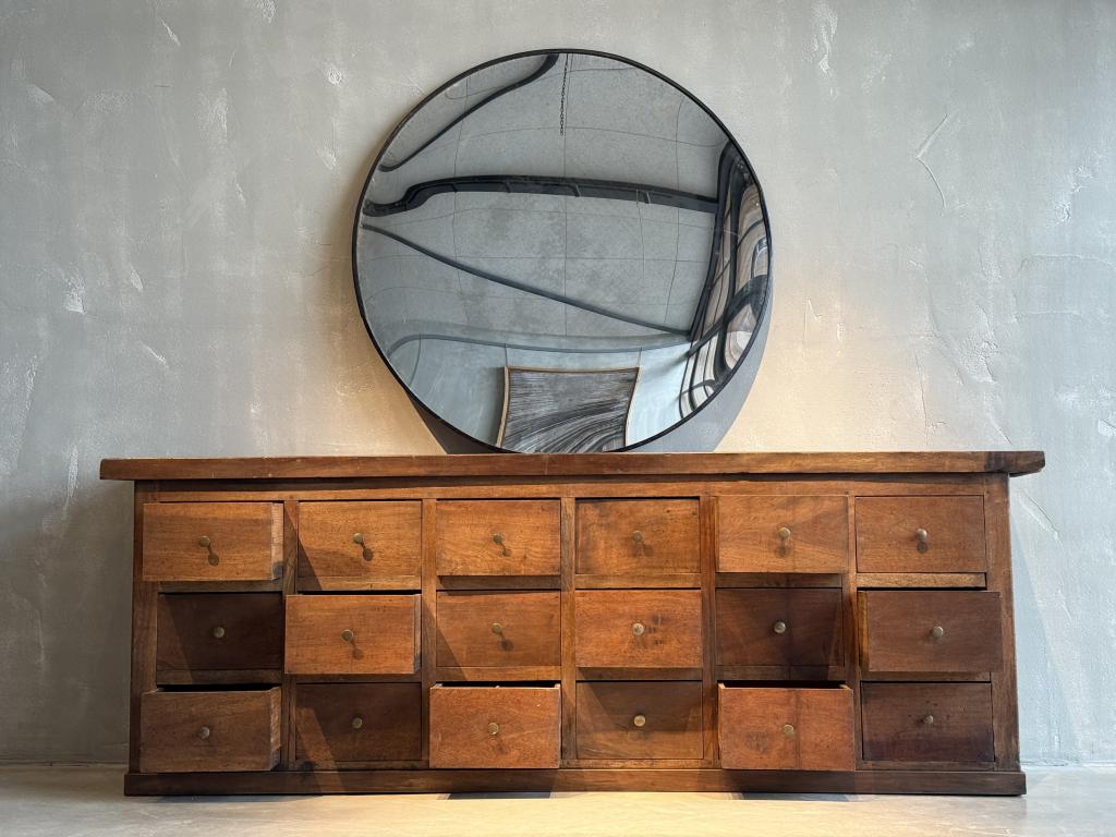 A Large Mid C20th Convex Mirror