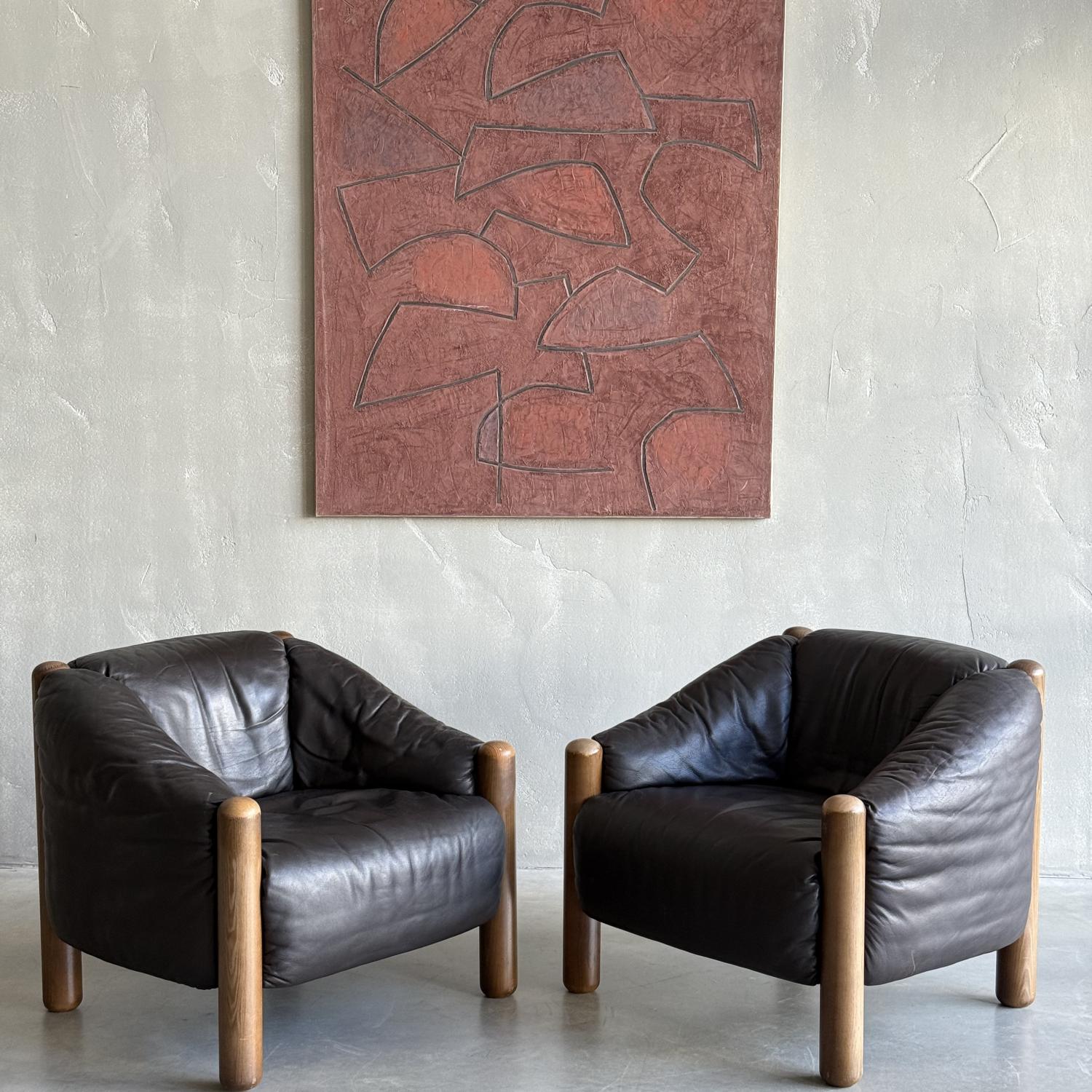A Rare Pair of Armchairs by DeSede
