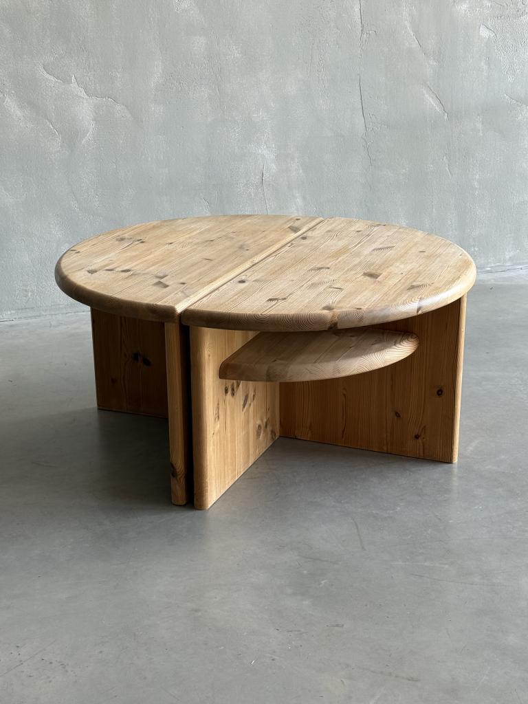 A Pair of German Pine side Tables