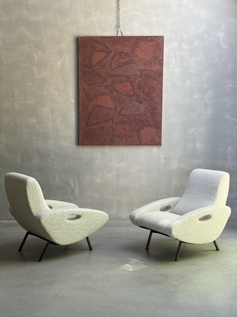 A Rare pair of Francois Letourneur Armchairs